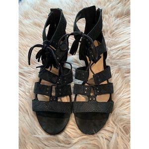 UGG Yasmin Snake Wedge Sandals